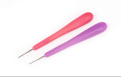Heklenåler 2-pk str 0,75 og 1,0 mm.
